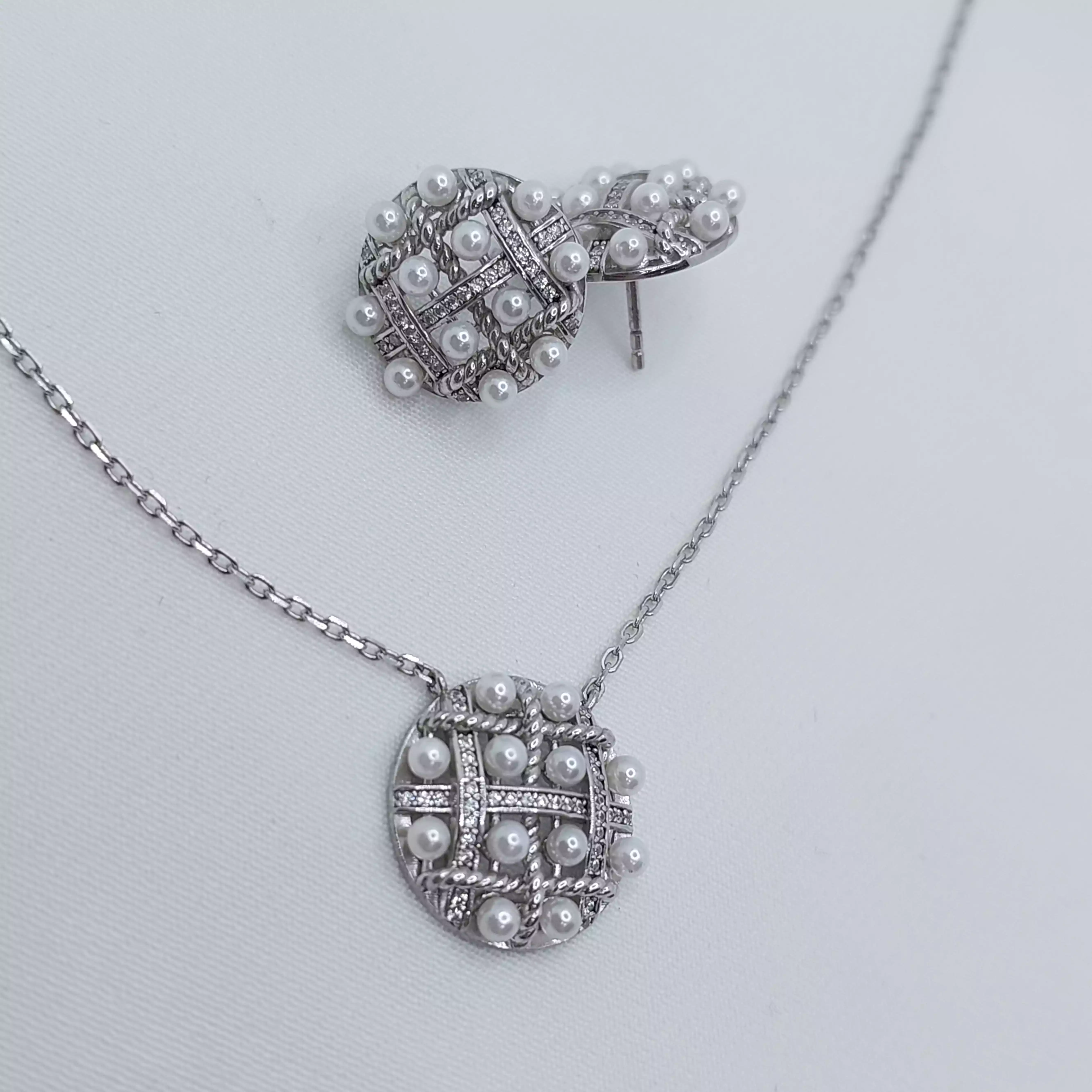 نیم ست نقره کد 28