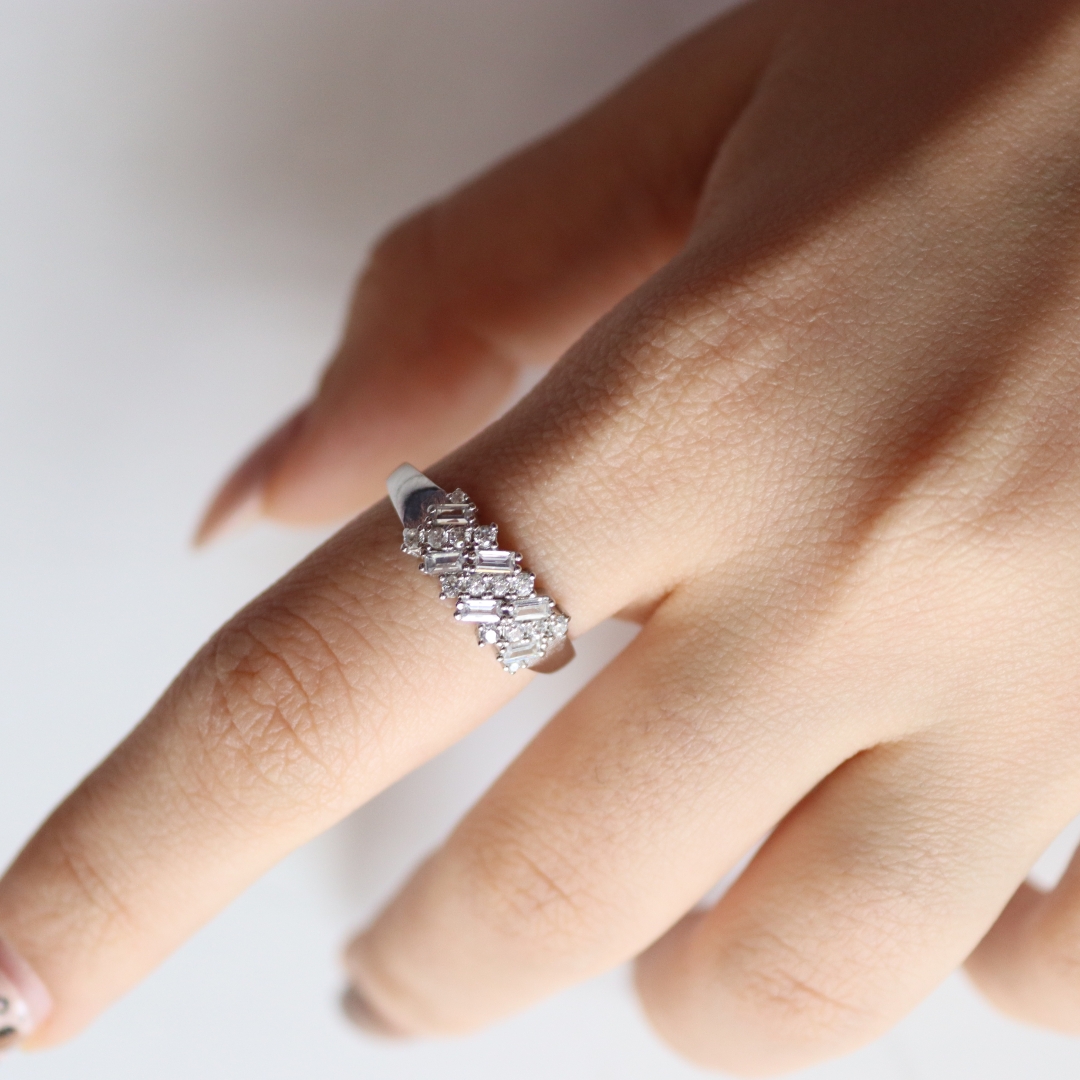 انگشتر نقره زنانه کد 16