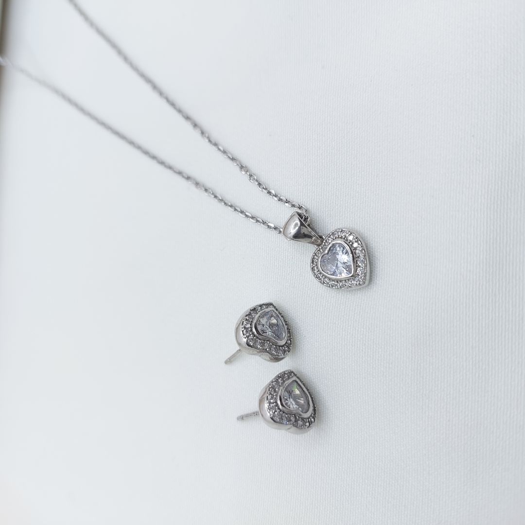 نیم ست نقره کد 18