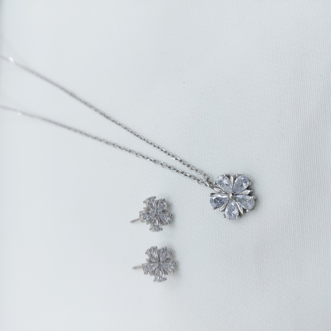 نیم ست نقره کد 13