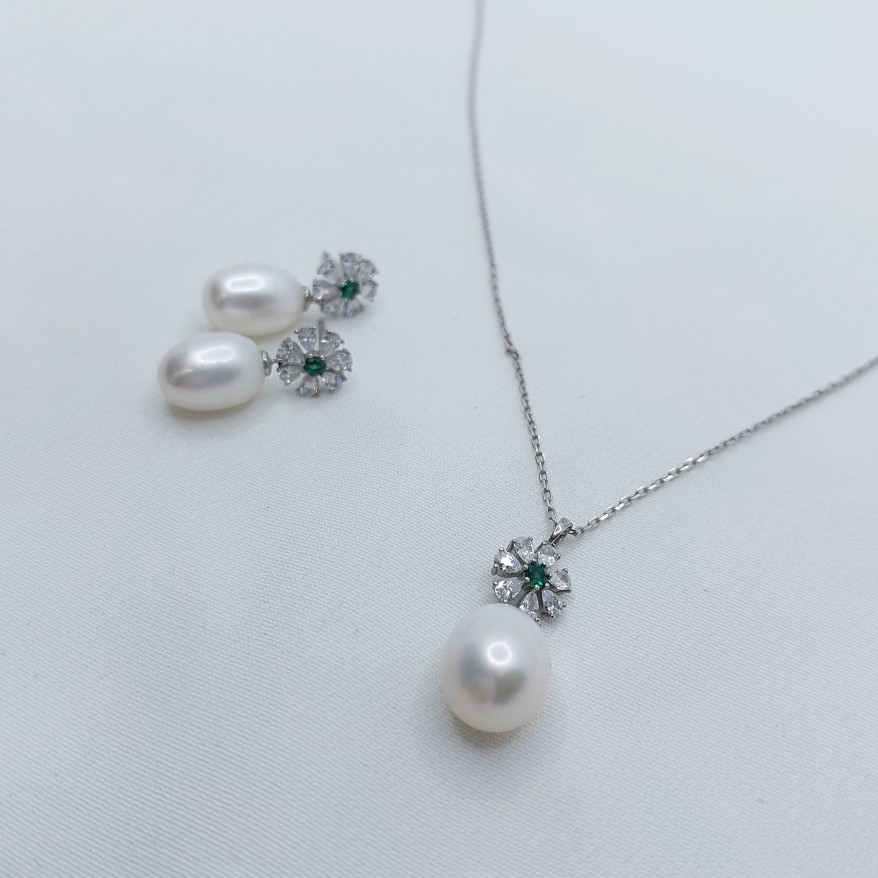 نیم ست نقره کد 23