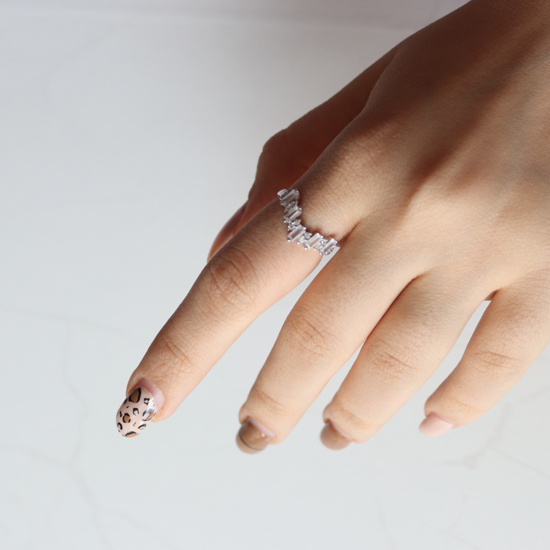 انگشتر نقره زنانه کد 19