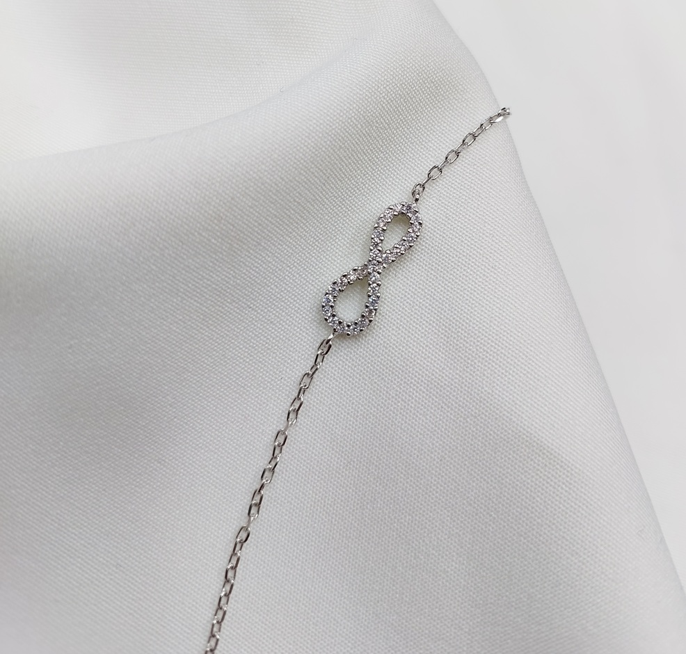 دستبند نقره زنانه کد 6