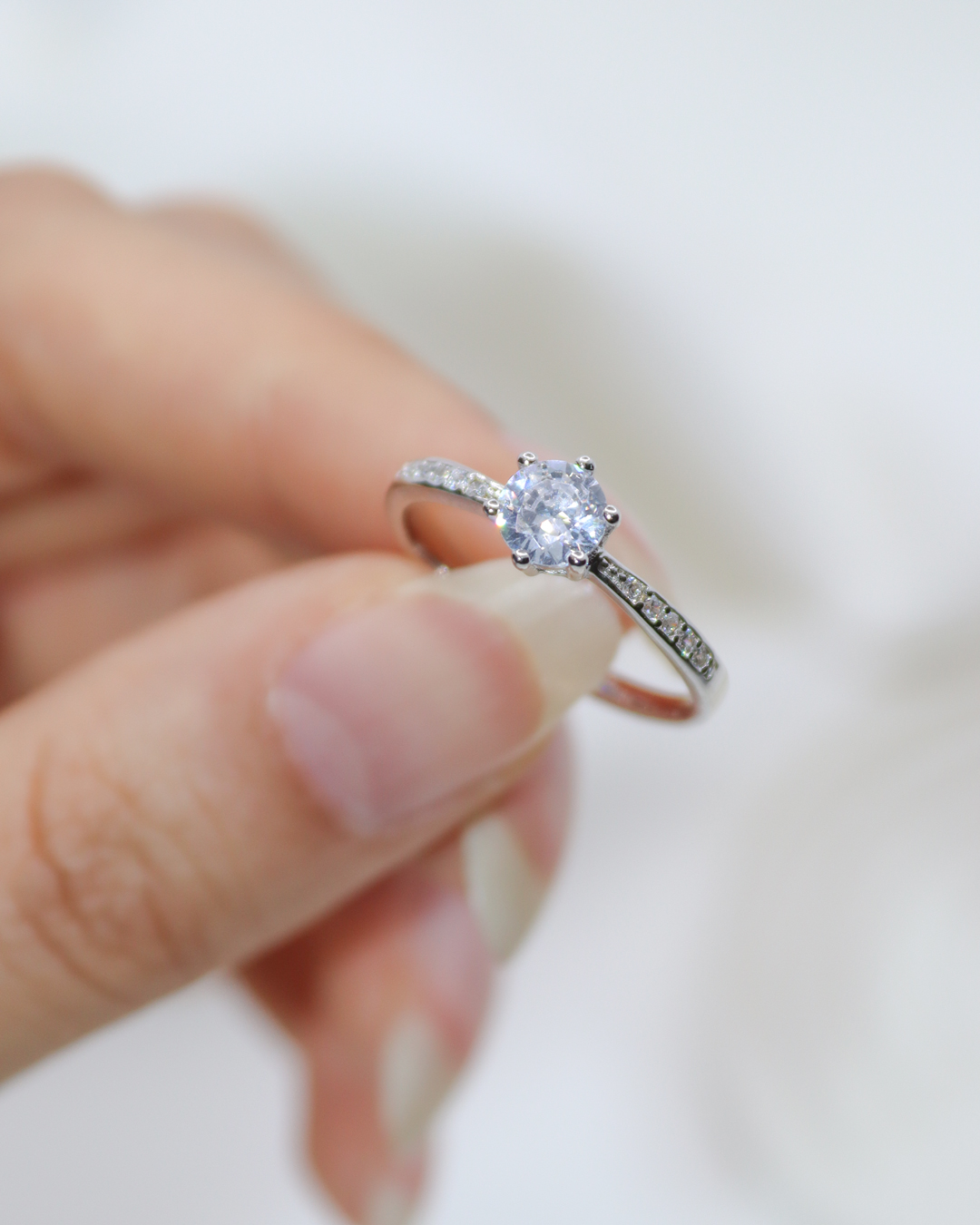 انگشتر نقره زنانه کد 5