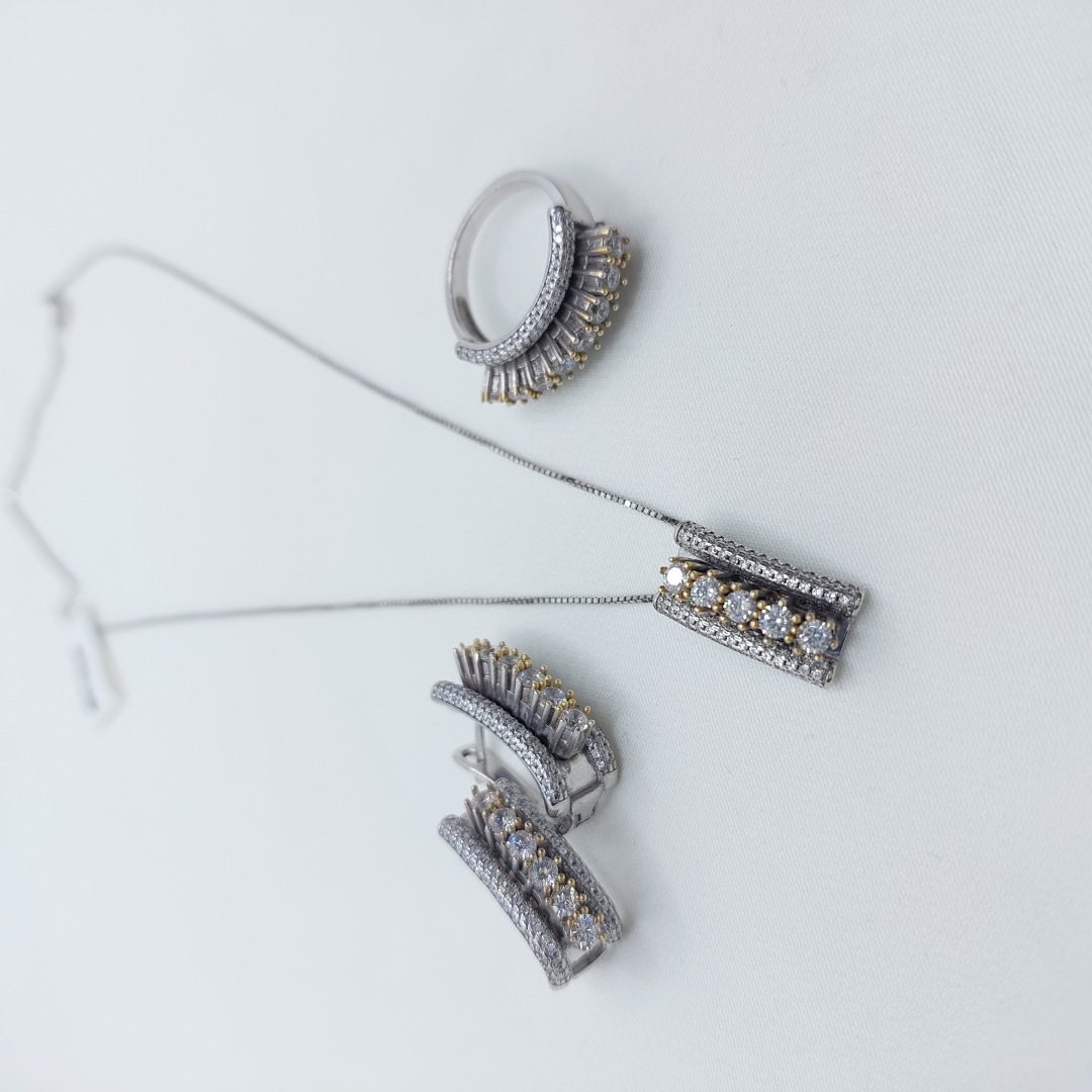 نیم ست نقره کد 20