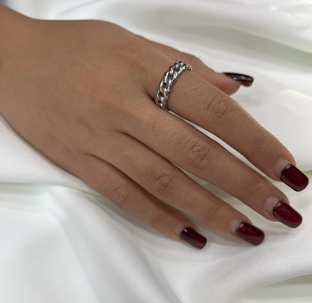 انگشتر نقره زنانه کد 12