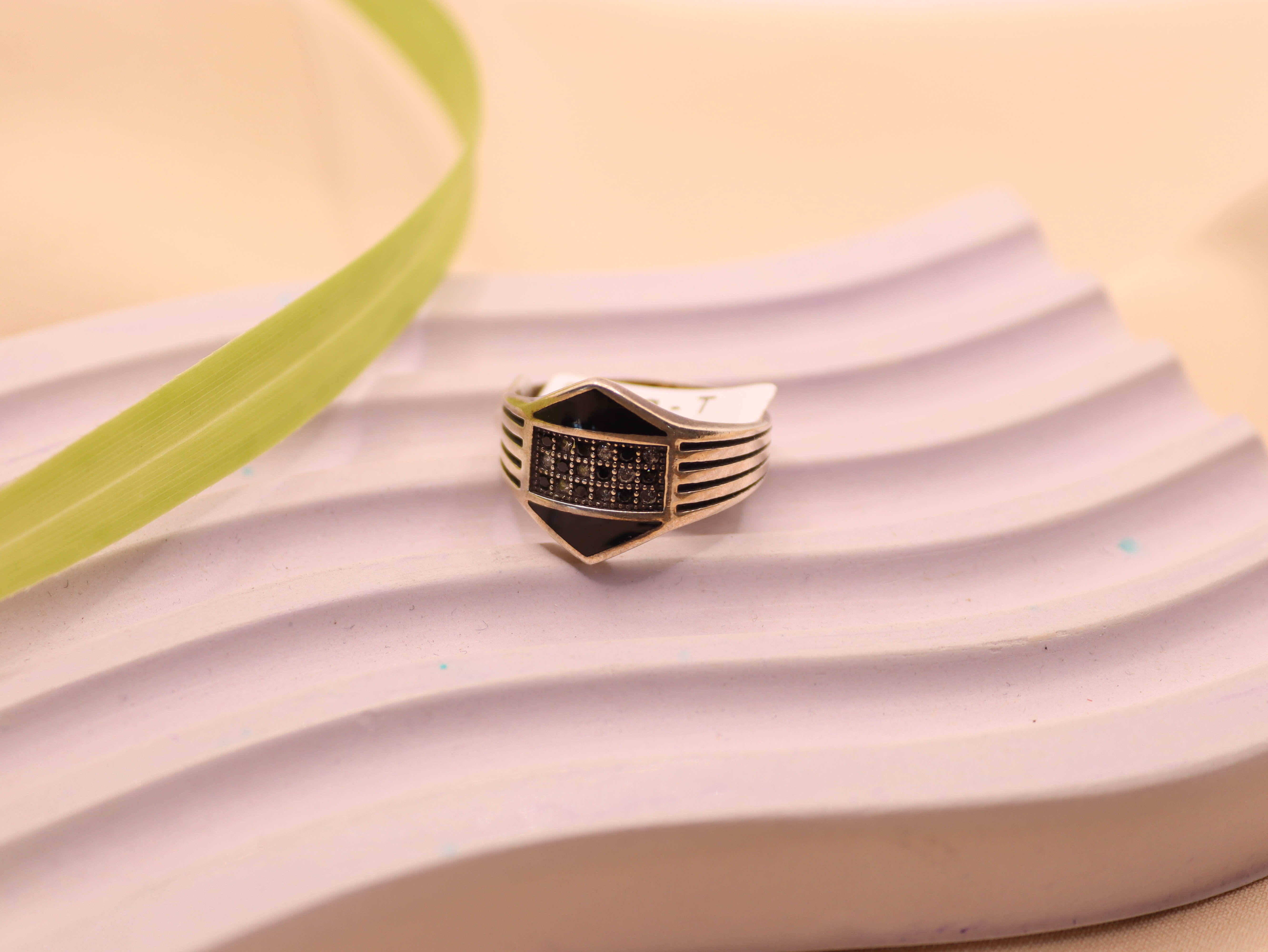 انگشتر نقره مردانه ترک کد 44