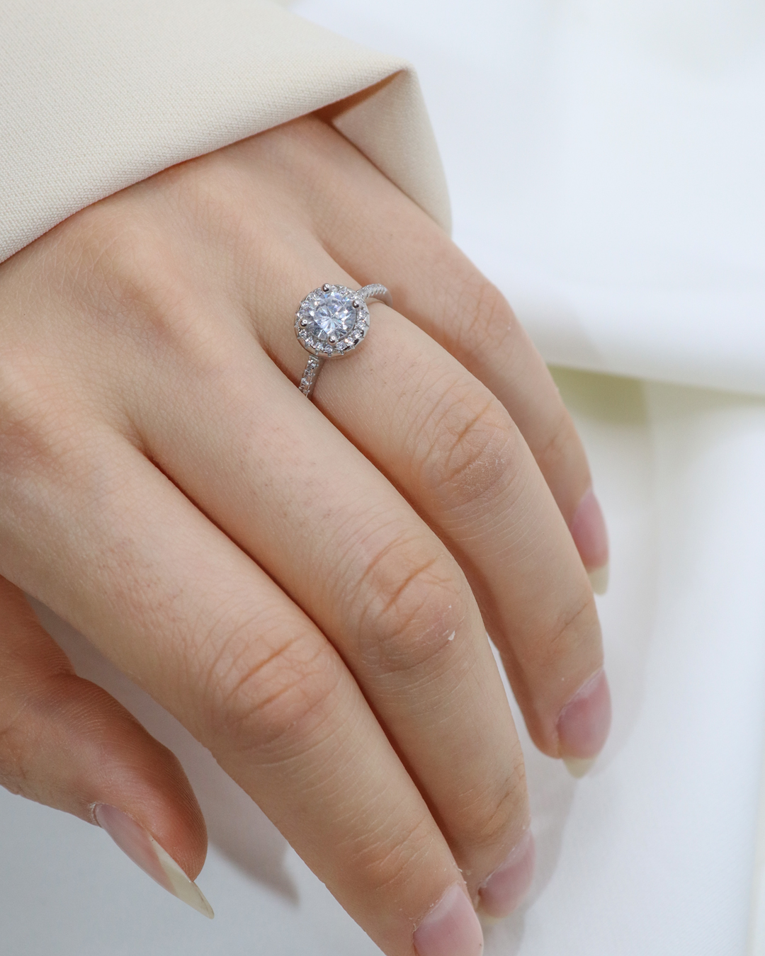 انگشتر نقره زنانه کد 3