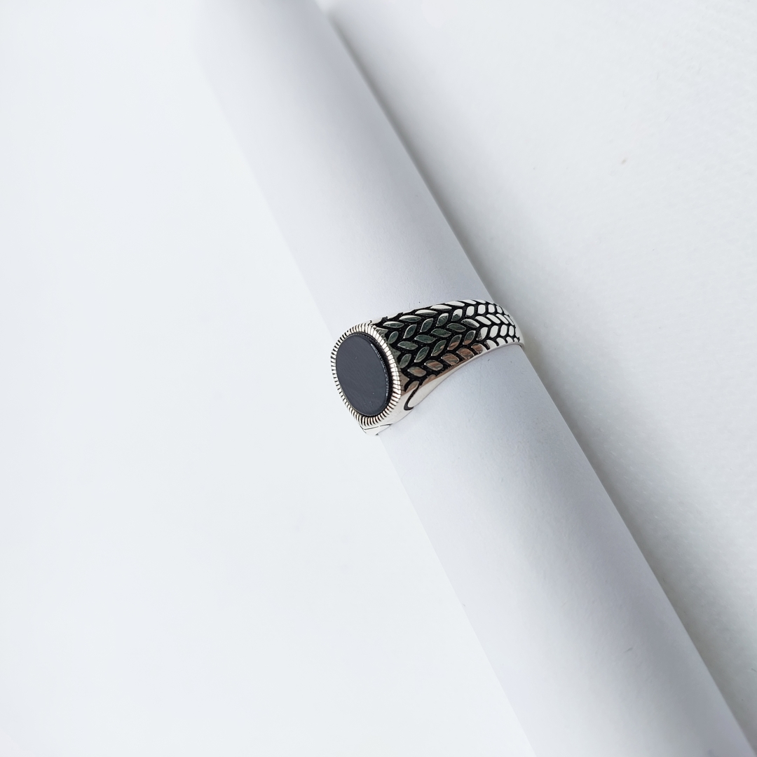 انگشتر نقره مردانه ترک کد 51