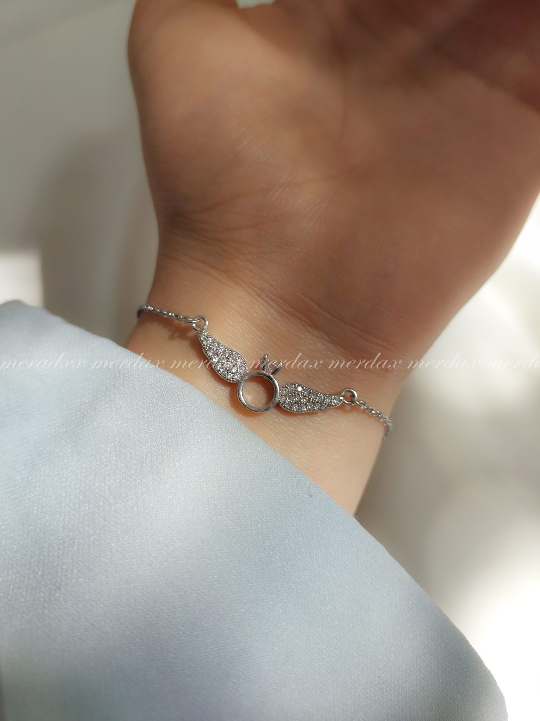 دستبند نقره زنانه کد 4