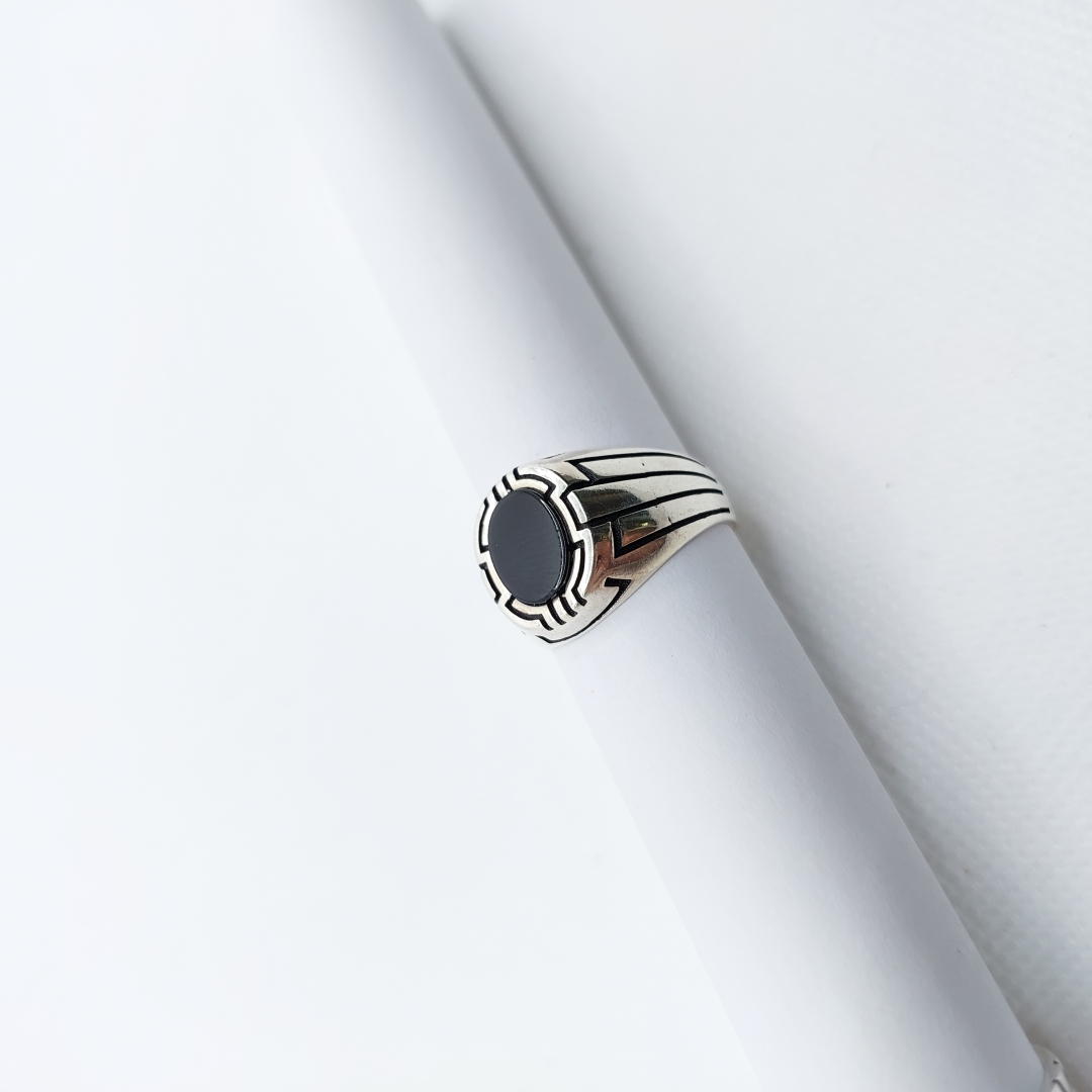 انگشتر نقره مردانه ترک کد 49