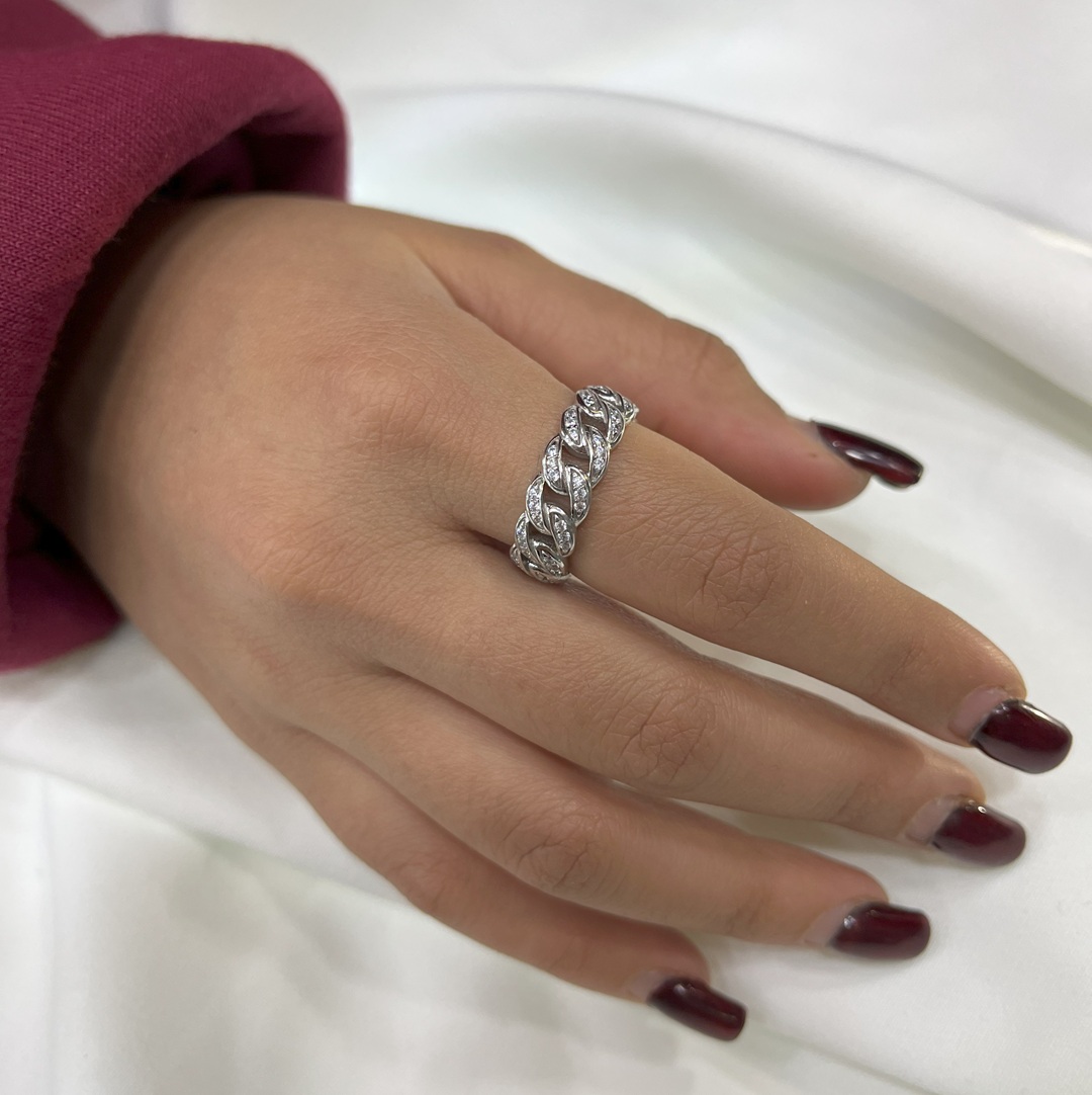 انگشتر نقره زنانه کد 14