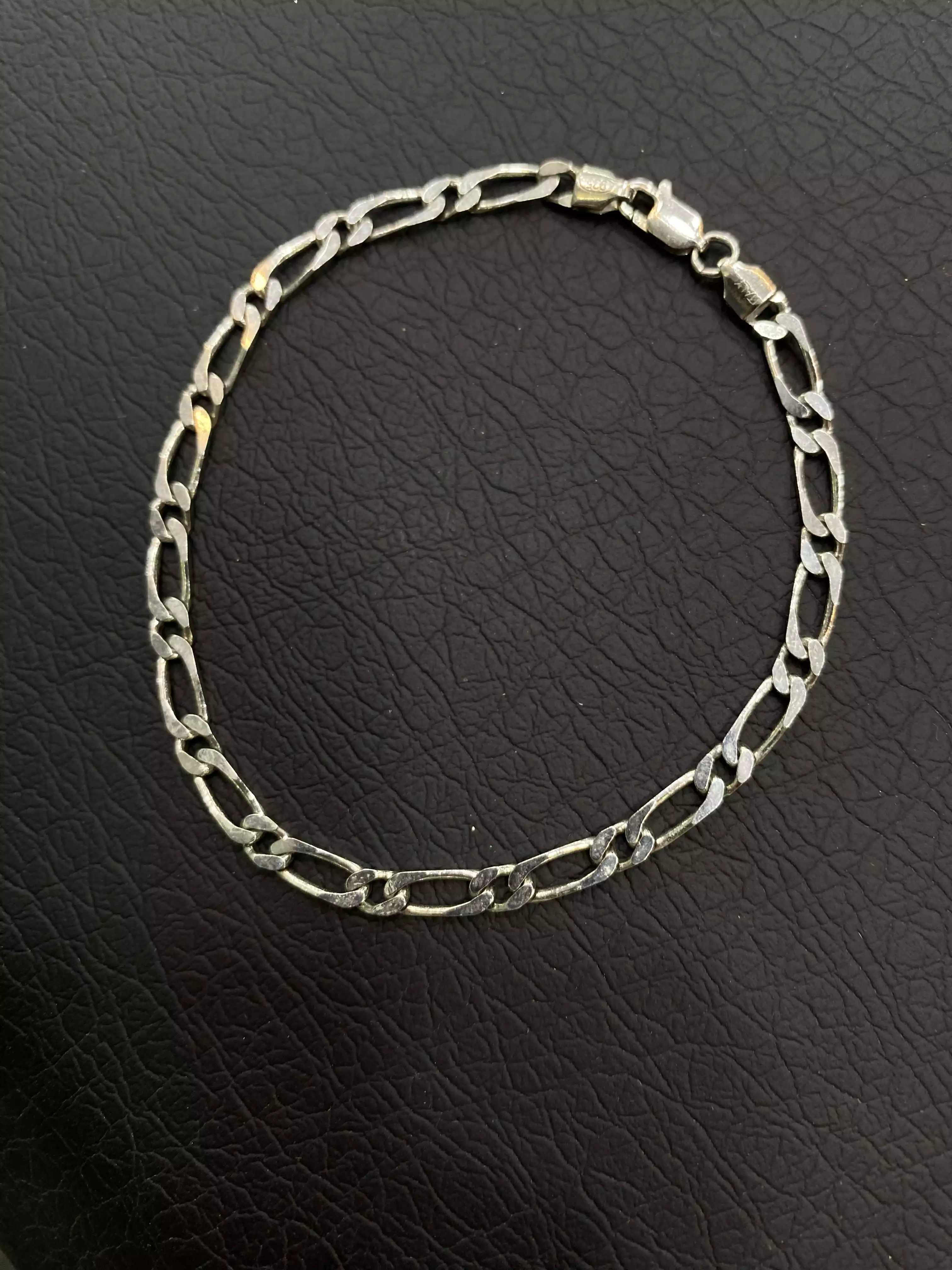 دستبند نقره مردانه کد 5