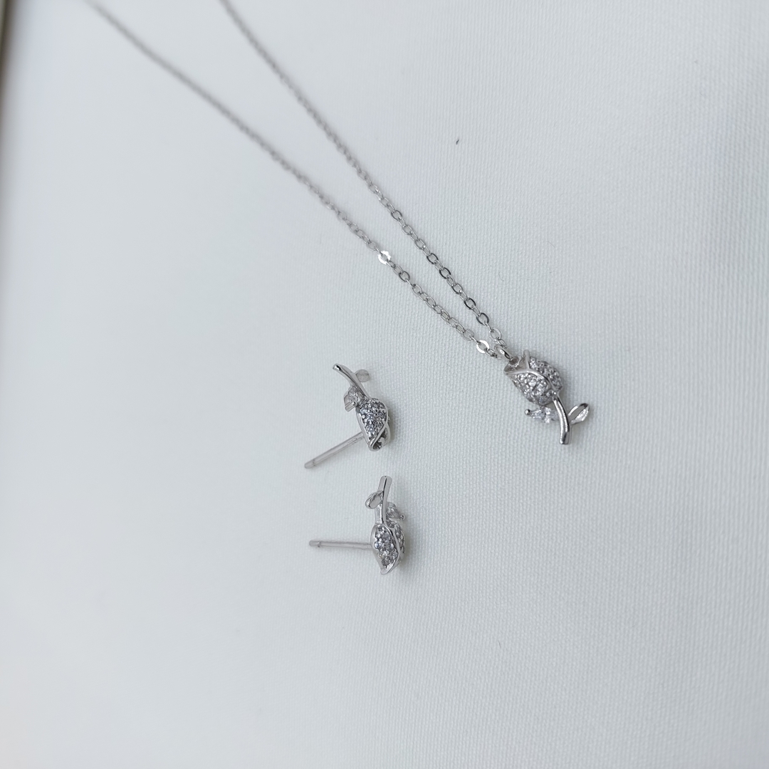 نیم ست نقره کد 17